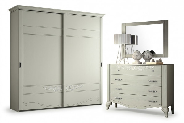 Kommode Spigel Schaf Kommoden Regal Konsole an Holzschaf Italien Set 2 Stéck.