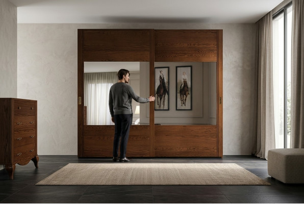Schaf Kleederschaf Regal Lagerungsgarderob Modern Spigel Holz Design