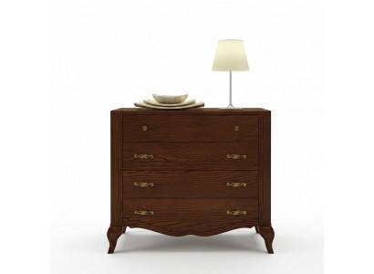Kombinatioun Set 2-teilg Kommode Spigel Grupp Holz Kommoden Anrichte Miwwelen Schaf