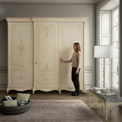 Schaf Kleederschaf Barock Stil Klassesch Miwwelen Schlofkummer Schief Holz