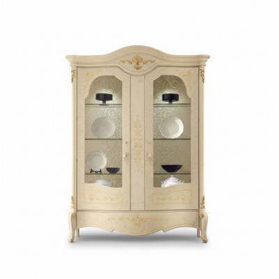 Vitrine Italienesch Luxusmiwwelen Vitrinne Kommodeschaf Glazdesgin Schaf