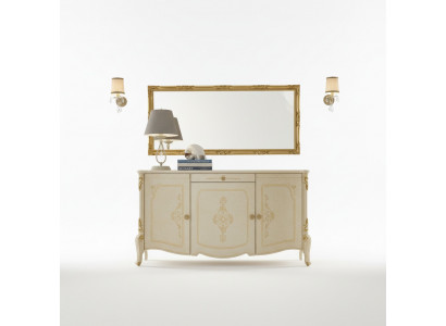Design Miwwel Stil Barock Kommode Anrichte Sideboard Holz Italien Niddreg Sideboard