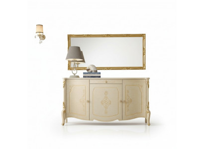 Sideboard Spigel Anrichte Sideboard Holz Design Miwwel Stil Kommode Set 2tlg.