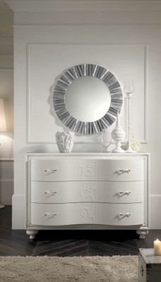 Set Kommode Spigel Luxus Konsole Kommoden Schlofkummer Hocker Komplett Holz