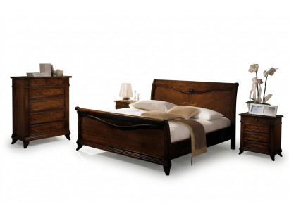 Duebelbett Schlofzëmmer Bett Miwwelen Holz Design Vaccari giovanni Better Massiv