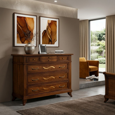 Kommod Schaf Sideboard Italiennescht Miwwel Richtegt Holz Kommoden Sideboards Nei