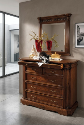 Kommode Anrichte Säitbriet Säitbrieder Massiv Holz Schaf Miwwelen Kommoden Braun