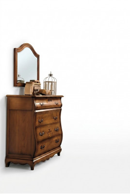 Kommod Sideboard Schaf Holz Kommoden Italienesch Miwwelen Massiv Spigel 2tlg