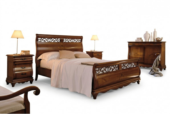Duebelbett 2 Nuetsdëscher Massivholz Schlofzëmmermoublen Massivholz Set Nei