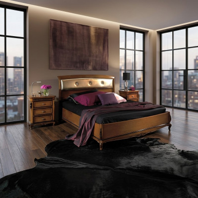 Duebeltbett Better Schlofkummer Miwwelen Massivholz Vaccari cav giovanni Bett Nei