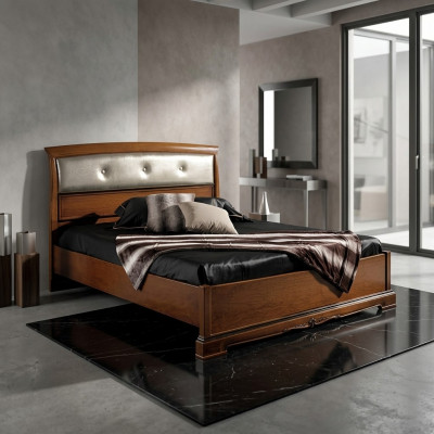 Bett Duebelbett Vaccari cav giovanni Massivholz Schlofzëmmer Design Miwwelen Nei