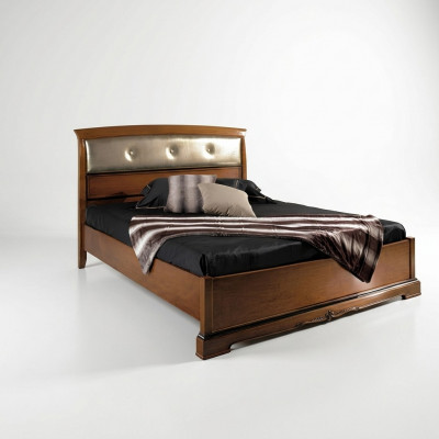 Bett Duebelbett Vaccari cav giovanni Massivholz Schlofzëmmer Design Miwwelen Nei