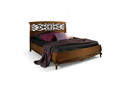 Bett Duebelbett Design Schlofzëmmer Massivholz Vaccari cav giovanni Miwwelen Nei