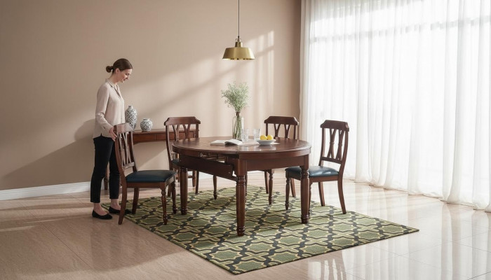 Iessdësch Design Miwwelen Ariichtung Schiebdësch Dëscher Massivholz Dësch