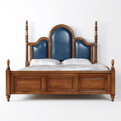 Duebelbett Holz Polster Luxus Schlofkummer Better Duebel Bettrahmen
