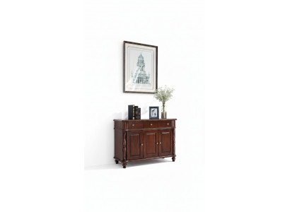 Kommode Braun Anrichte Sideboard Massiv Holz Schaf Möbel Design