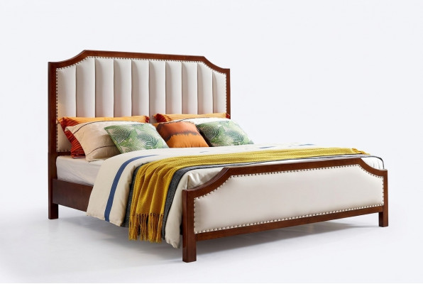 Luxus Schlofzëmmer Bett Duebelbett Holz Bettraam Miwwelen Design Better