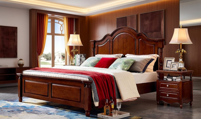 Klassescht Duebelbett Schlofkummer Bett Möbel Holz Better Massiv Braun