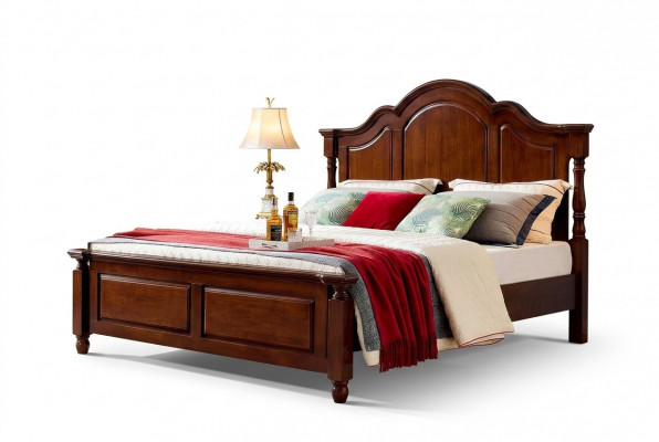 Klassescht Duebelbett Schlofkummer Bett Möbel Holz Better Massiv Braun