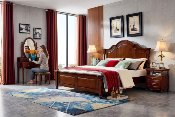 Design Better Luxus Miwwelen 2x Nuetsdëscher 3tlg. Schlofzëmmer Set