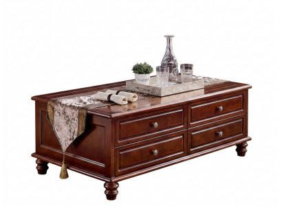 Canapé Dësch Wunnzëmmer Kaffisdësch Design Dëscher Miwwelen Luxus Holz