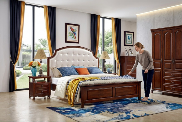 Bett Miwwel Holz Design Better Massiv Duebelbett Schlofkummer klassesch