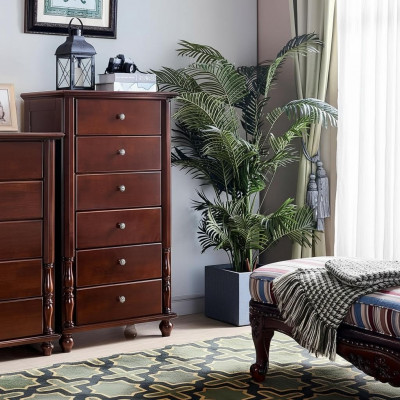Kommodë Wunnzëmmer Kommodë Schief Massivholz Sideboard Schaf Miwwelen Nei