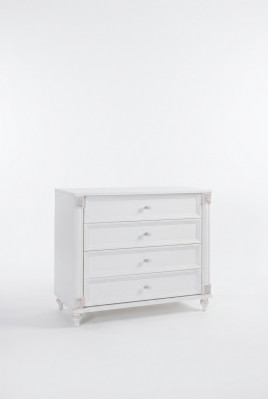 Kannerzëmmer Modern Kommode mat Tiräng Miwwele Massivholz Designer Zëmmer Nei