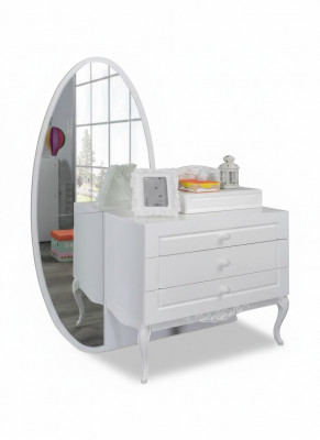 Modern Kommode Holz Schlofzëmmer Jugendkanner Zëmmer Wäiss Miwweldesign Nei