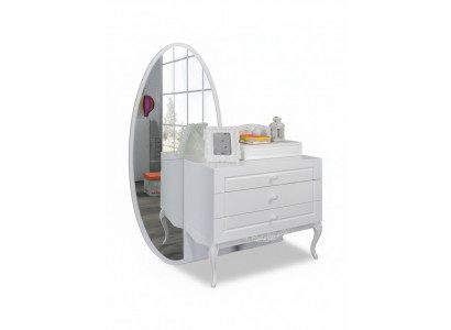 Modern Kommode Holz Schlofzëmmer Jugendkanner Zëmmer Wäiss Miwweldesign Nei