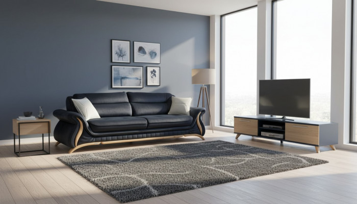 Sofa Couch Polster 3 Sëtzer Konschtlieder Sofas Couchen Sëtz Garnituren Design