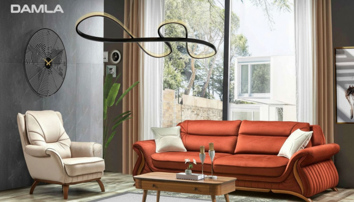 Sofa Canapé Polster 3+1 Sëtz Kënschtlech Lieder Sofasen Fotel Sëtz Garnituren Design