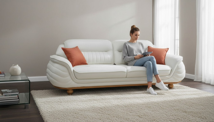 Sofaen Zëmmer Miwwelen Dräisëtzer Neit Design Dräisëtzer Canapé Polsterung