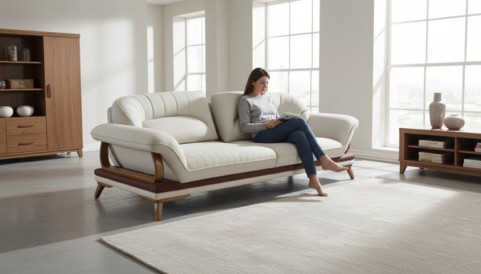 Sofa 3er Klassesch Couchen Luxus Miwwelen Sofas Polster Couch Dräisëtzer