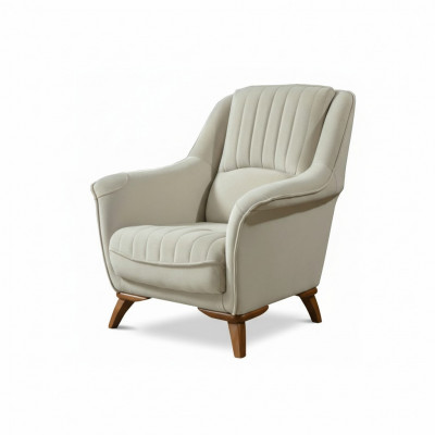 Sëtz Klassesch Design Wunnzëmmer Polstersëtz Relax Wäiss