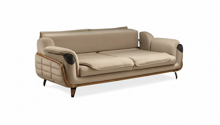 Sofa 3 Sëtzer Klassesch Couche Luxus Miwwelen Sofas Couch Stoff