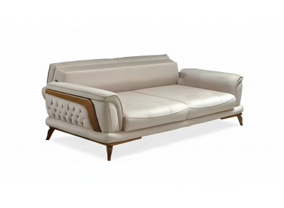 Couch Sofa Klassesche Stil Canapéen Drësëtz Sofa Miwwelen 3 Sëtzplazen