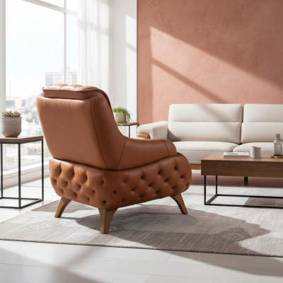 Sëtz Sessell Modern Design Wunnzëmmer Polster Eensëtzer Relax Stil
