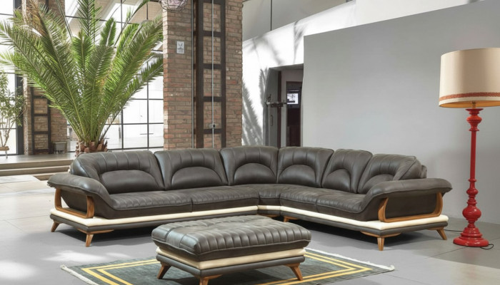 Canapé eckeg L-Form Sofa Canapé Couchage Sofalandschaft Stoffsofa