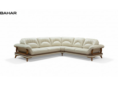 Design Stoff Canapé Eckform L-Form Canapé Design Polster Klassesch Eckgrupp.
