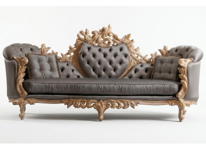 Wunnzëmmer Sofas Canapéen Polsterung 4 Sëtzer Neit Design XXL Grousst Sofa Canapé