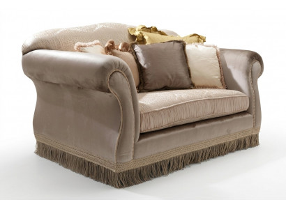 Design Zwee-Sëtz-Miwwelen 2 Sëtz Sofa Couch Polster Italienesch Miwwelen Nei
