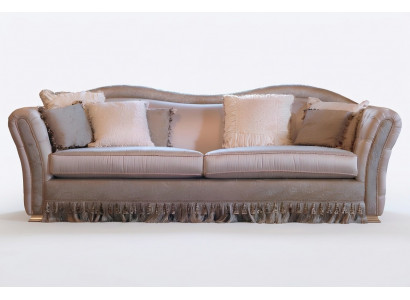 Chesterfield Klassesch Dräisëtzer Canapé Wunnlandschaft Textilcanapé 3 Sëtz Nei