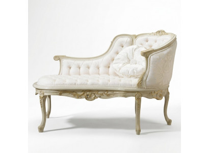 Lounge Chesterfield Sofa Liege Polster Liegen Chaiselongues Club Wäiss Barock Nei