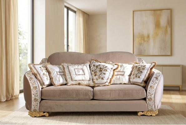 Klassesch Chesterfield-Sofa Drësëtz fir stilvoll Wunnraim