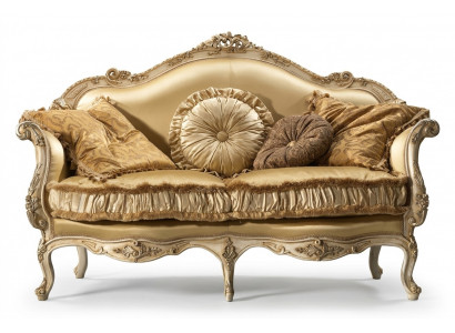 Canapé Zweesëtzer 2-Sëtzer klassesch Canapéën Luxusmiwwelen Canapéën Polsterkanapé Couch Nei