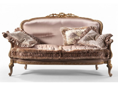 Design Këssen Textil Sofas Couchen Luxus Sofa 2 Sëtzer Miwwelen Couch Ariichtung