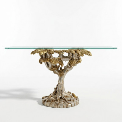 Konsooldësch aus Holz Konsooldësch aus Holz Wunnzëmmer Säitentëscher klassesch