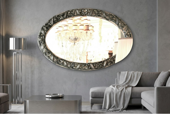 Spigel Design Wandspigel 140x90 cm Barock Rokoko Italienesch Ariichtung Möbel