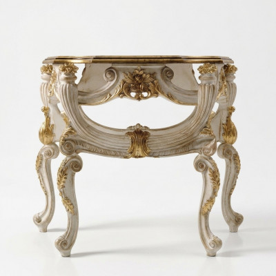 Couchtisch Dësch Niewendësch Wunnzëmmertëscht Holz Royal Niewendësch Barock Dëscher